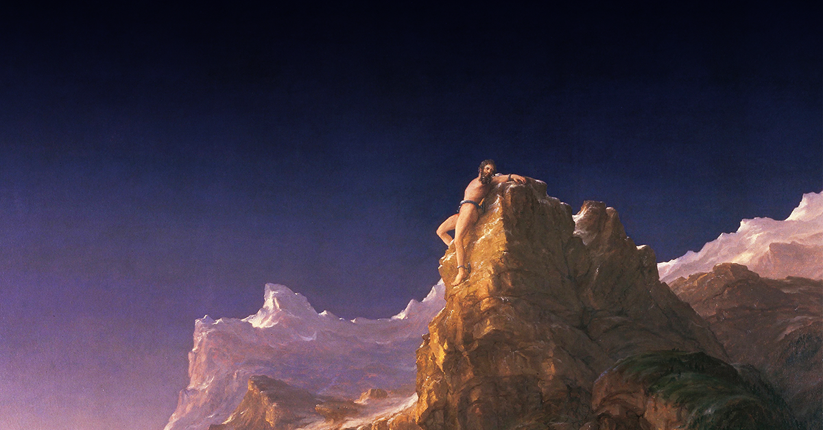 Prométhée enchaîné (1847), Thomas Cole