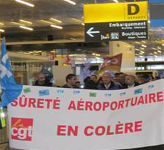 Grève des agents de sûreté aéroportuaire