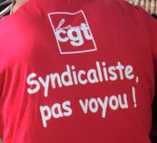 syndicaliste, pas voyou !