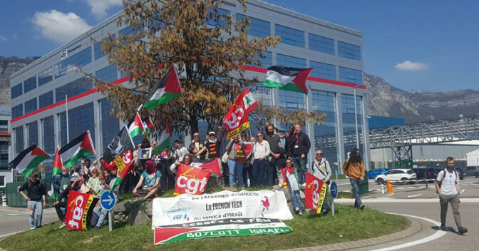 CGT STMicroelectrics / Palestine