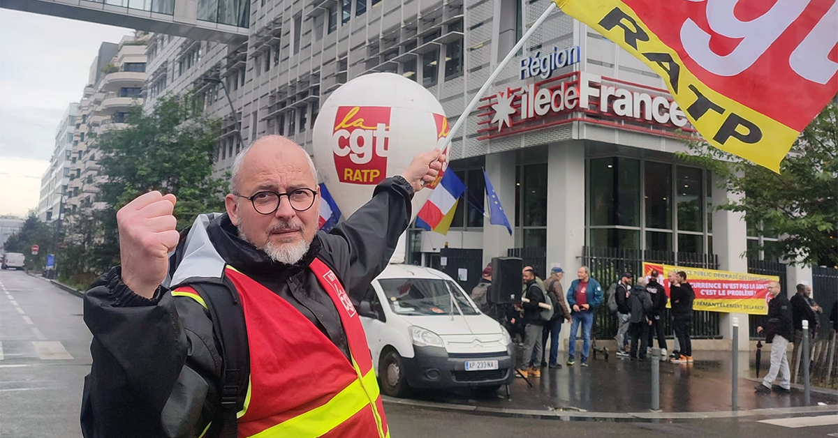 Gilles Demoulin, CGT RATP