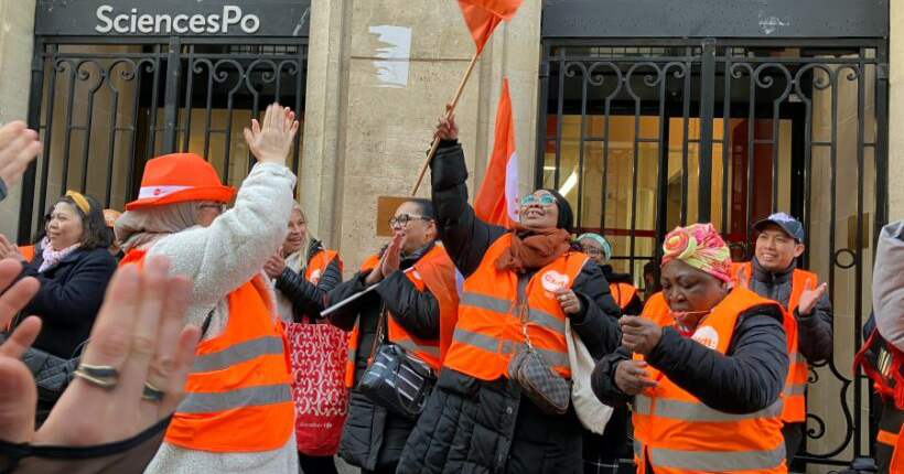 Agentes d’entretien de Sciences Po Paris